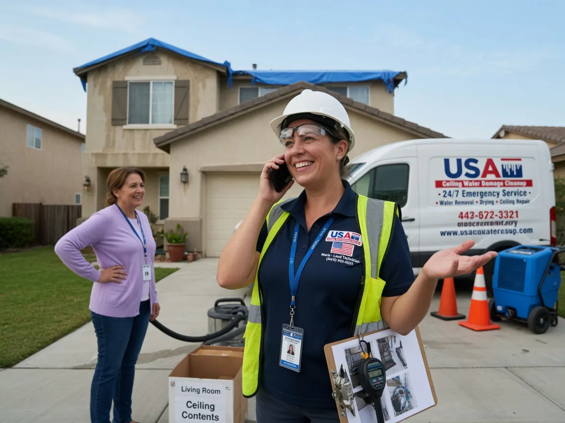 Ceiling Water Damage Restoration Kitzmiller, MD FAQs